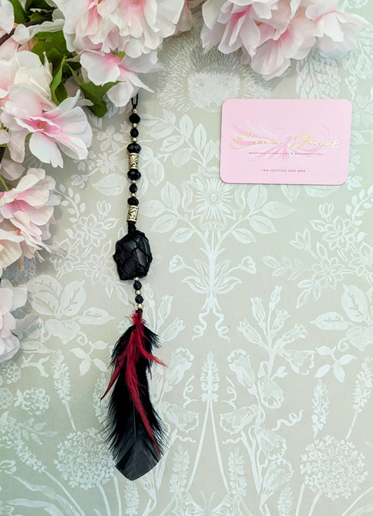 Black Obsidian Crystal Decoration