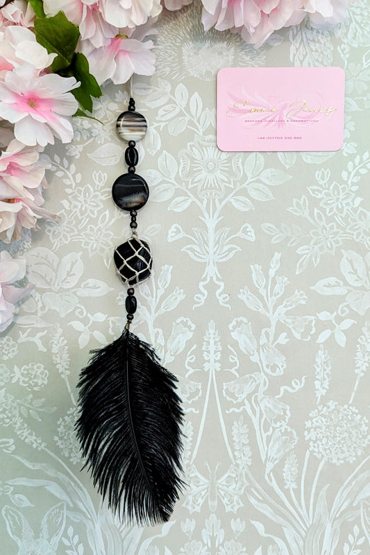 Black Obsidian Crystal Decoration